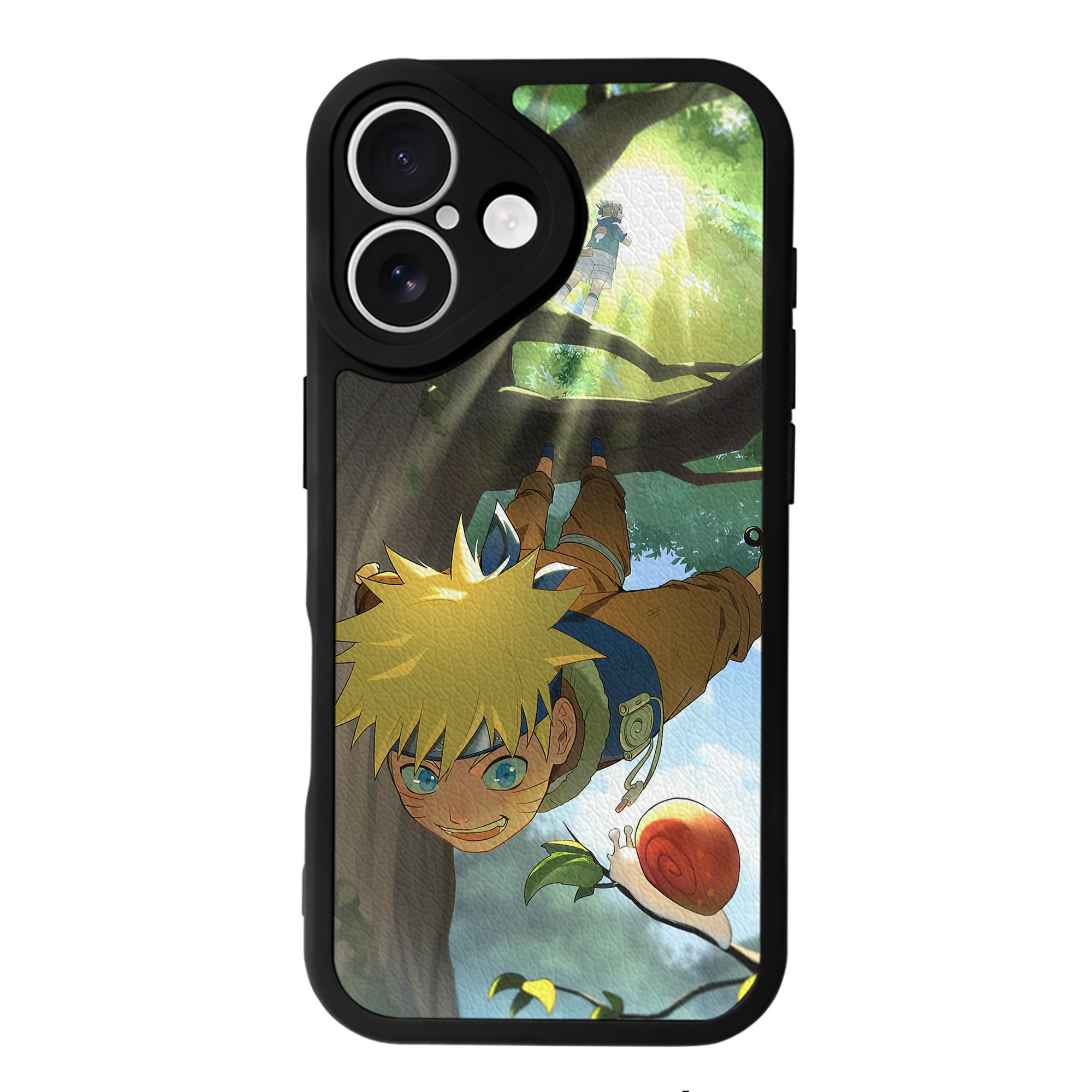 （画像用） NARUTO -ナルト- NARUTO -ナルト- 疾風伝 【iPhone 16シリーズ対応】シリコンスマホケース（レザー調） 材質：シリコン
